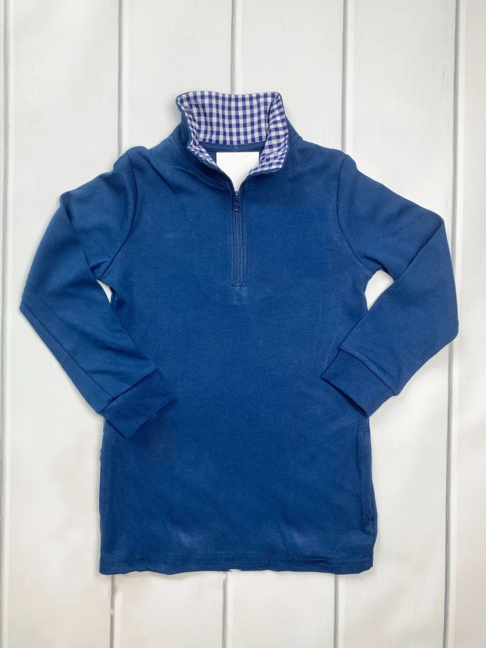 presale BT1360 Baby Boys Hot Blue Long Sleeve MGG Zipper Pullovers Top D 915