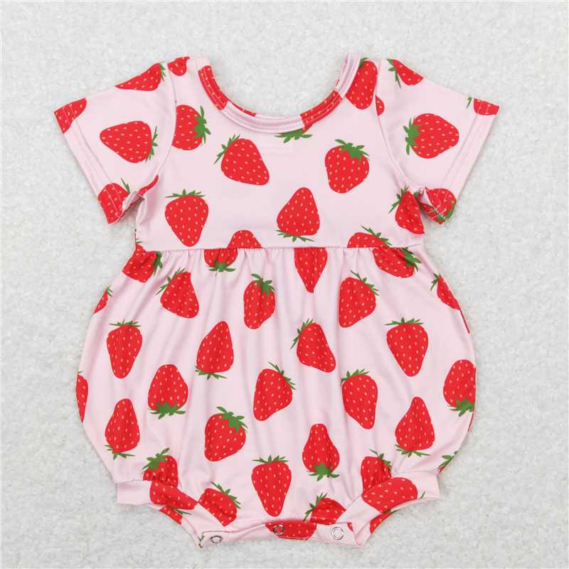 SR0535 Strawberry Pink Short Sleeve Jumpsuit D 4.8