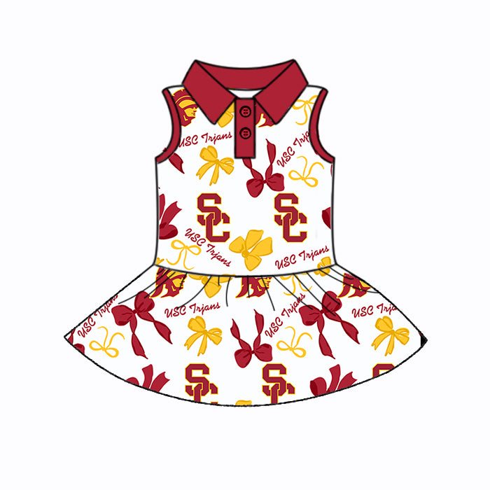 Custom Baby Girls ball team dress D 5.24
