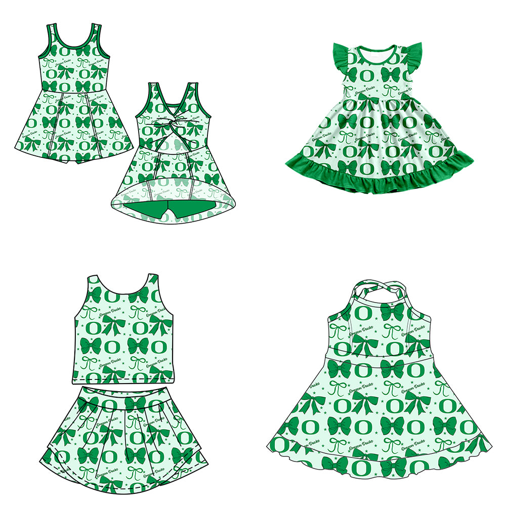 Custom baby girl O team dress set D 6.24