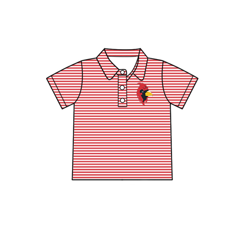 Custom Kids Boys Cardinals team Shirt Top D 8.2