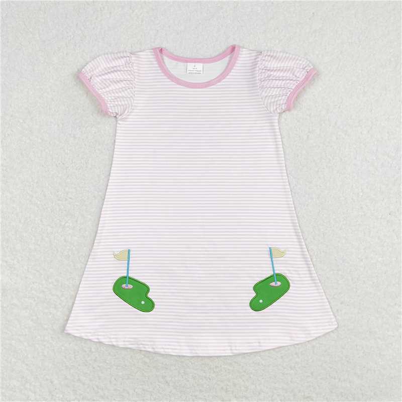 Match Baby Girls Golf Summer Sibling Boys Sets Dresses