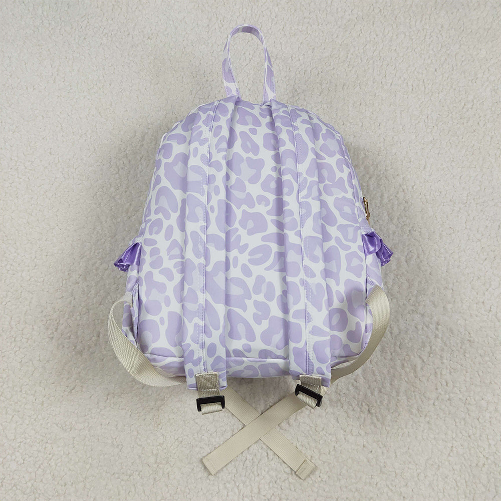 BA0239 Leopard print purple and white backpack D 4.24