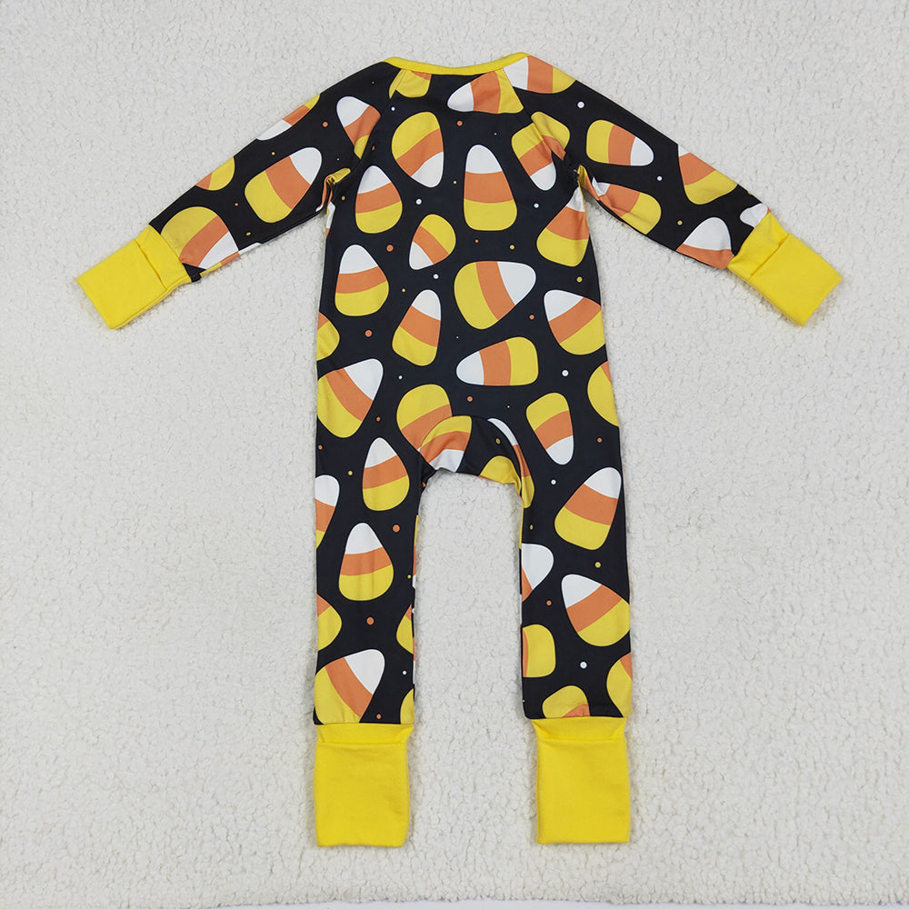 LR2198 Baby Boys Long Sleeves Candy Plaid Zipper Pant Rompers D 5.27