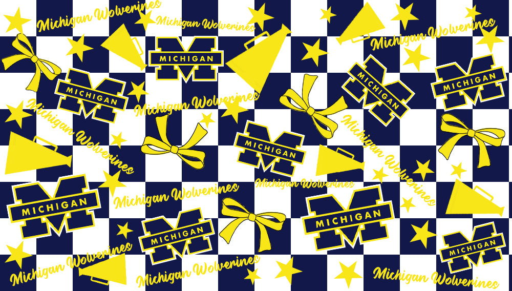 Custom baby girl Michigan Wolverines team dress D 6.30