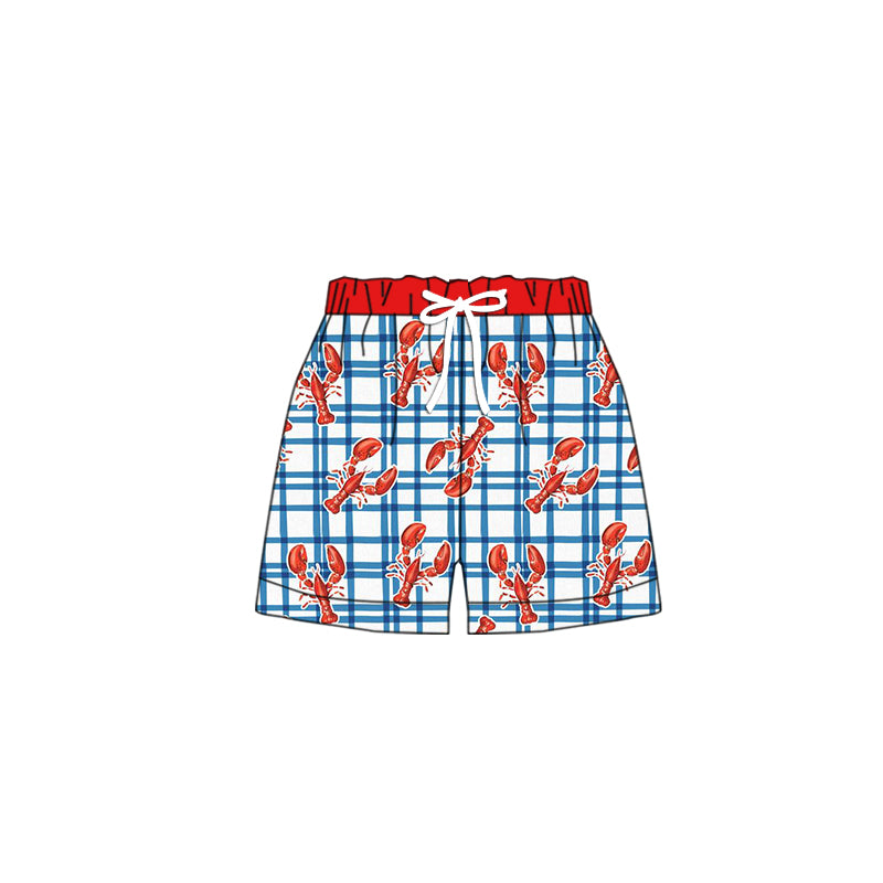 S0364 Baby Boys Crayfish Swimming Trunks