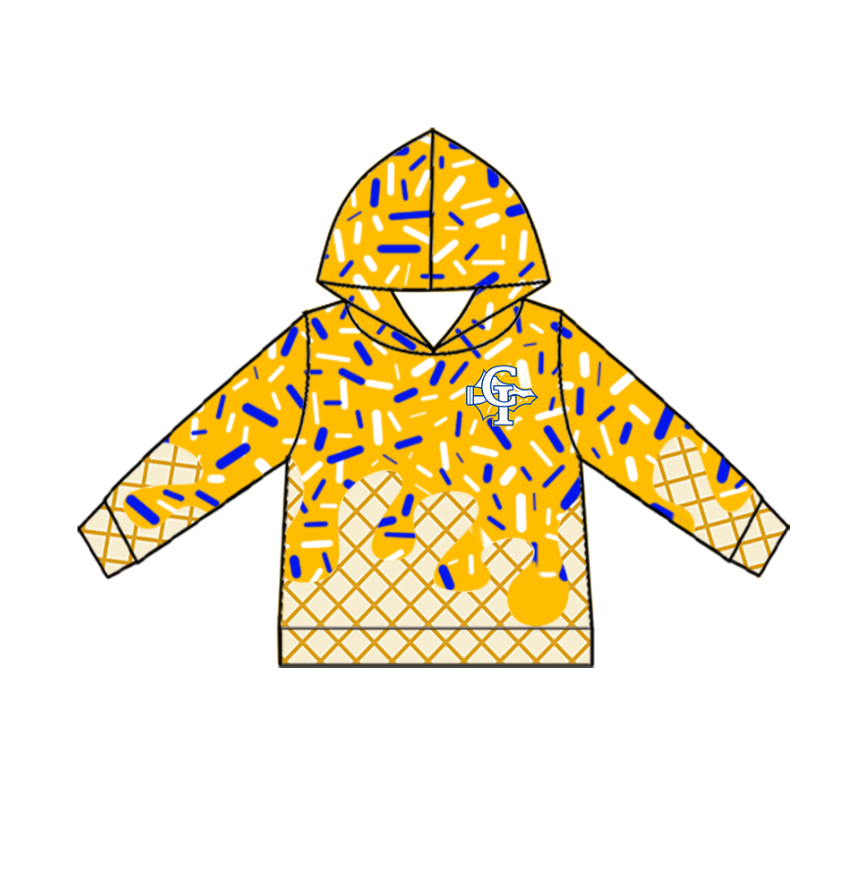 Custom Baby Boys Indians Team Long Top D 7.23