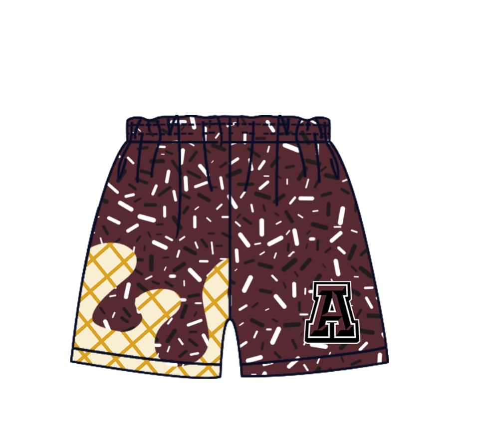 Custom children A team shorts D 6.19