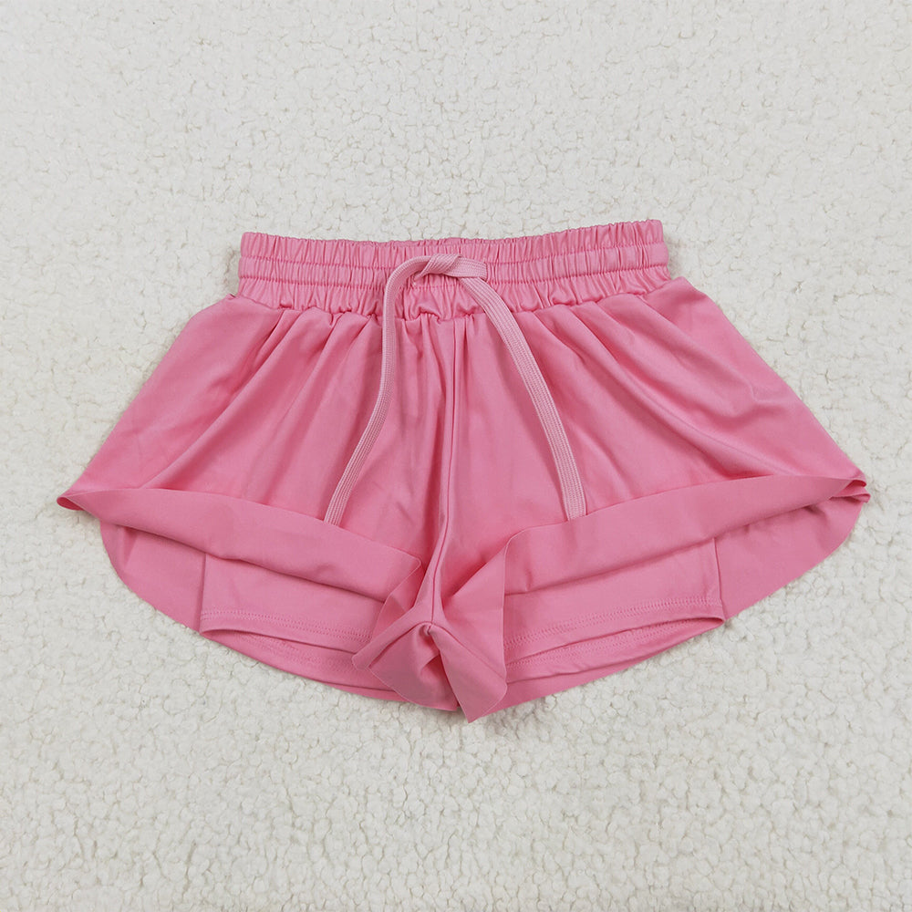 SS0546 Baby Girls Pink Yoga Skort Shorts Bottoms D 5.23