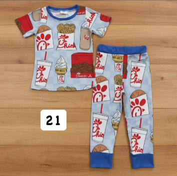 BSPO0148 chicken pajama set