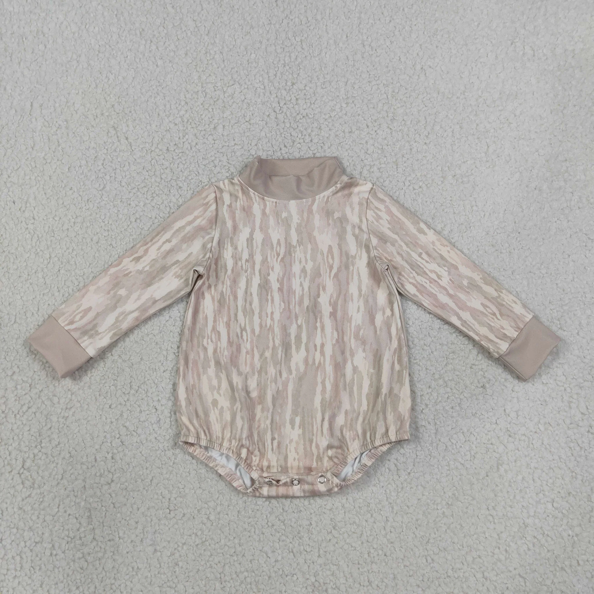 mommy and me camo mock neck top and romper