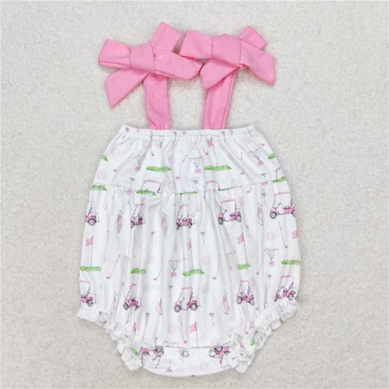 Match Baby Girls Golf Summer Sibling Boys Rompers Clothes Sets
