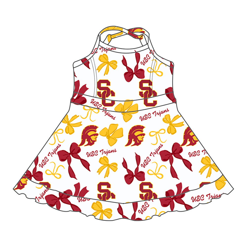 Custom Baby Girls ball team dress D 5.24