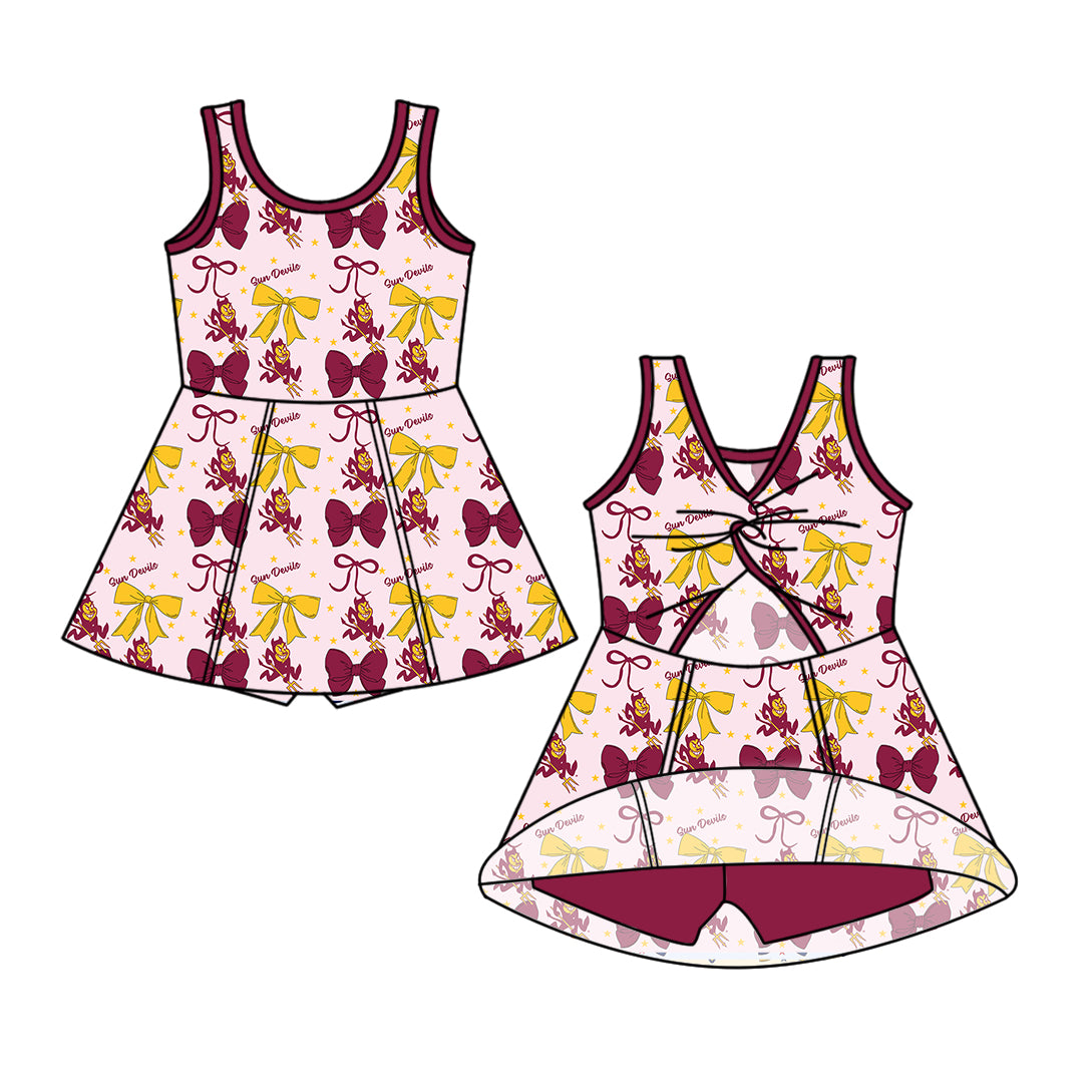 Custom baby girl A team dress D 6.24