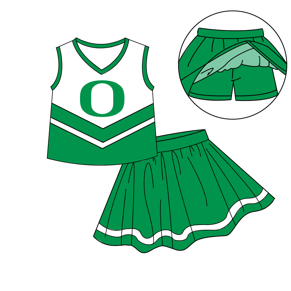 Custom baby girls Cheerleading dress set MOQ3 D 7.10