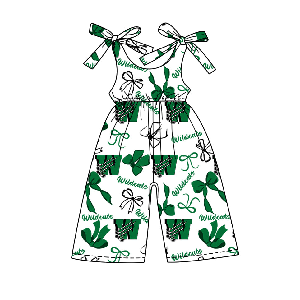 Custom baby girls Wildcats team jumpsuit MOQ3 D 7.26