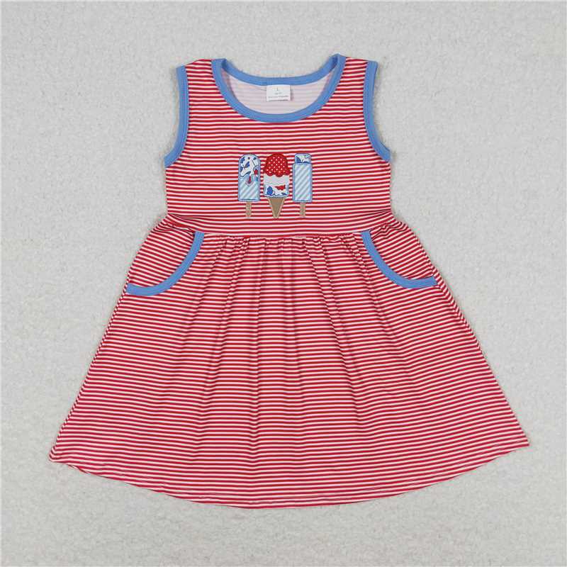 Match Baby Girls Boys Sibling Popstick 4th Of July Dresses Sets