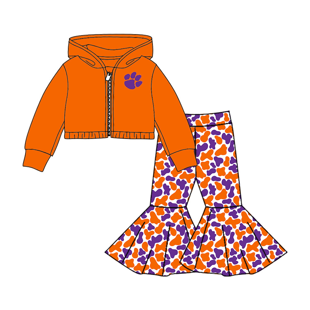 Custom baby girls Clemson team set MOQ3 D 8.6