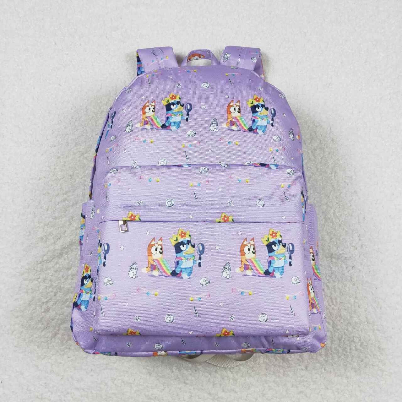 BA0058 B dog purple backpack