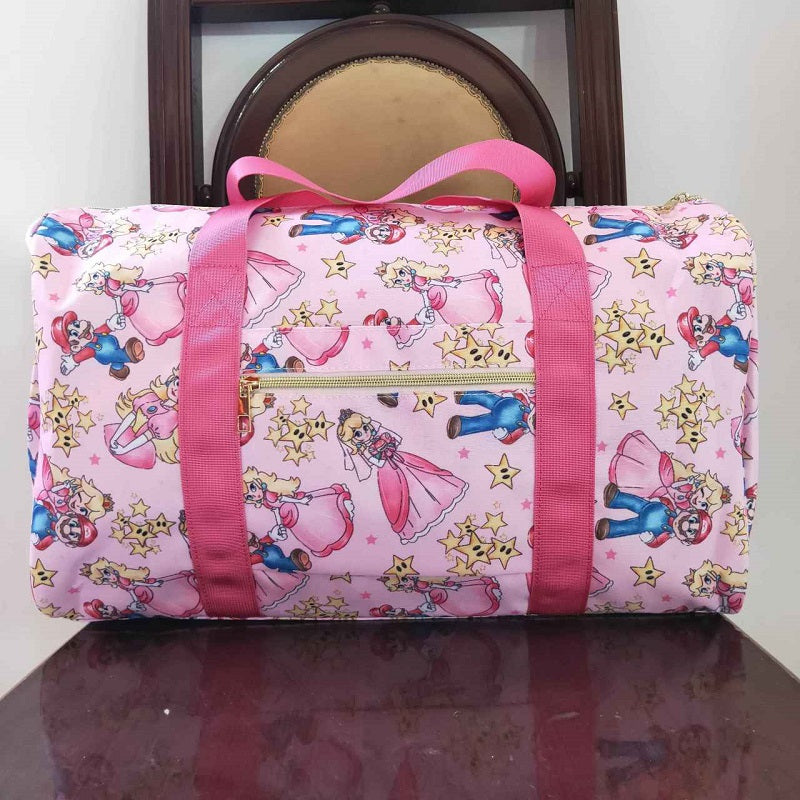 BA0130 Cartoon star pink gym bag