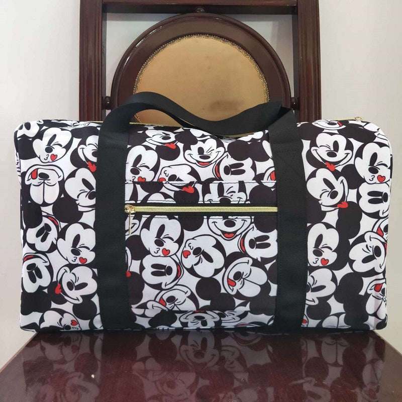 BA0132 cartoon black and white gym bag
