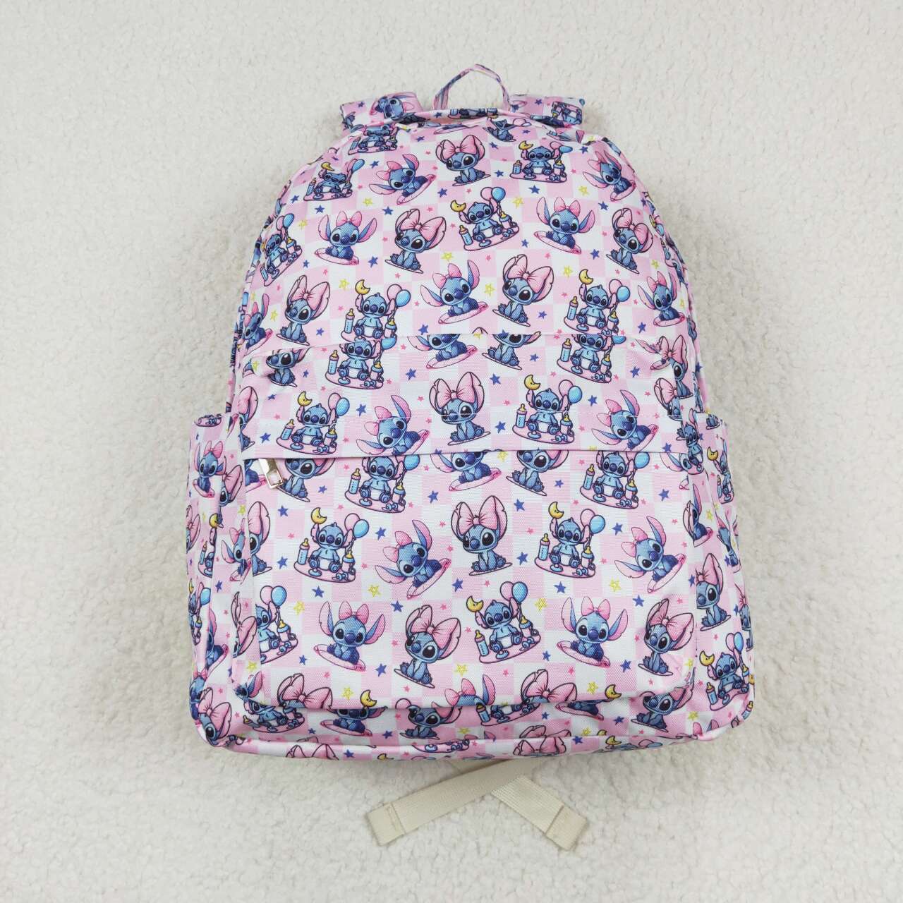BA0182 Baby Kids Girls Pink Mouse Backpack Back Bags