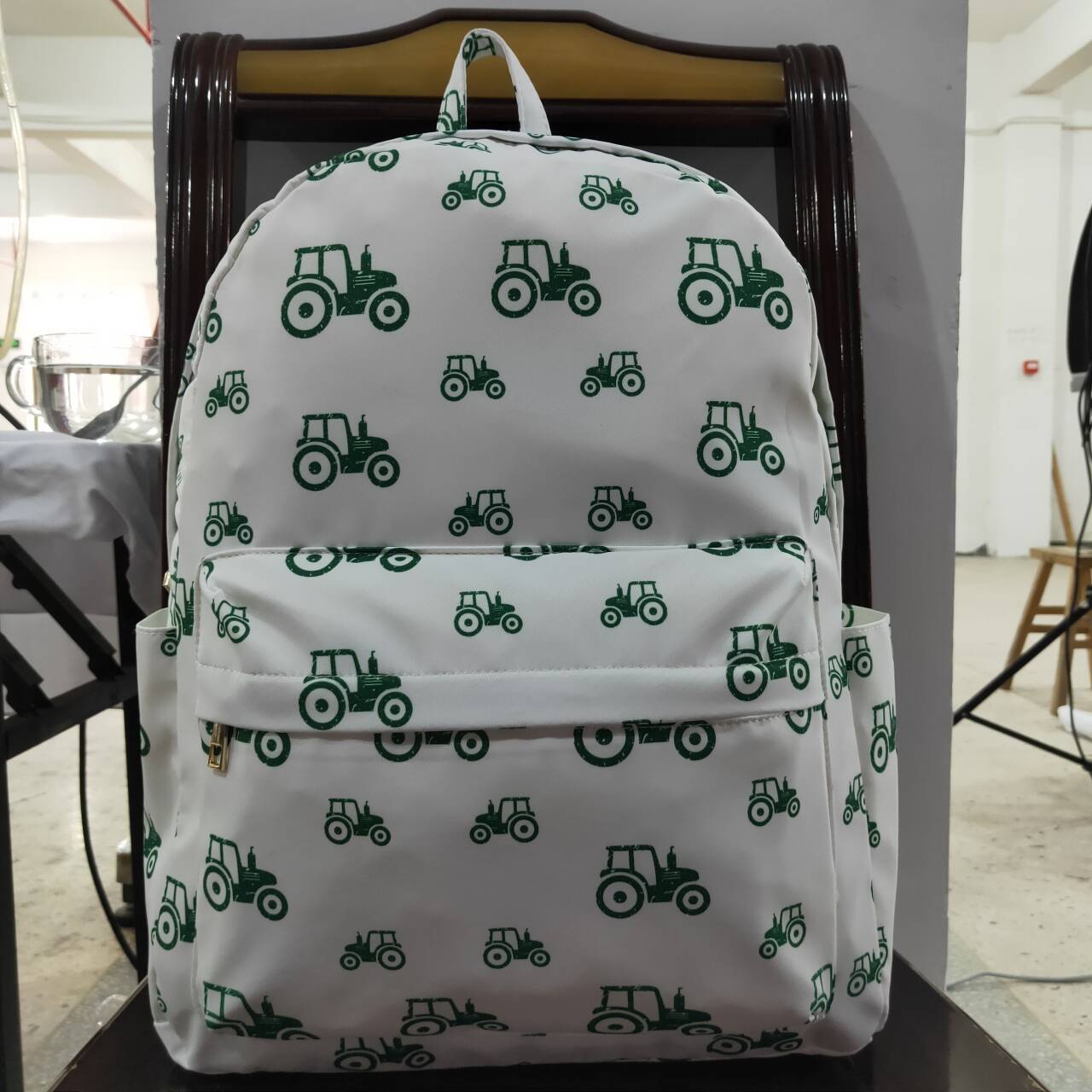 BA0222 Tractor Off-White Backpack