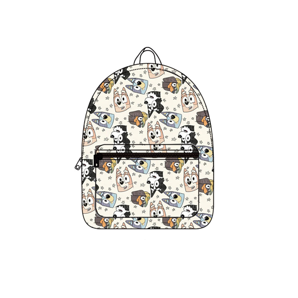 presale BA0224 Cartoon Five-pointed star beige backpack