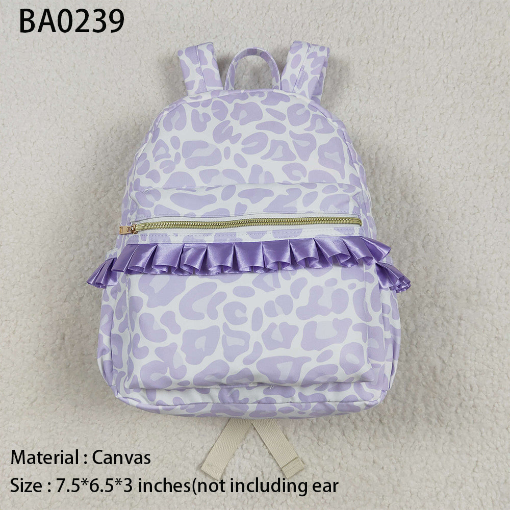 BA0239 Leopard print purple and white backpack D 4.24