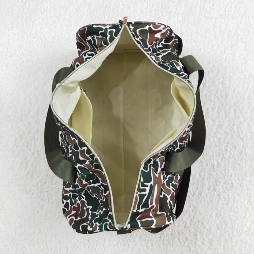 BA0264 Green Camo Fitness Backpack Duffle Bag D 3.31