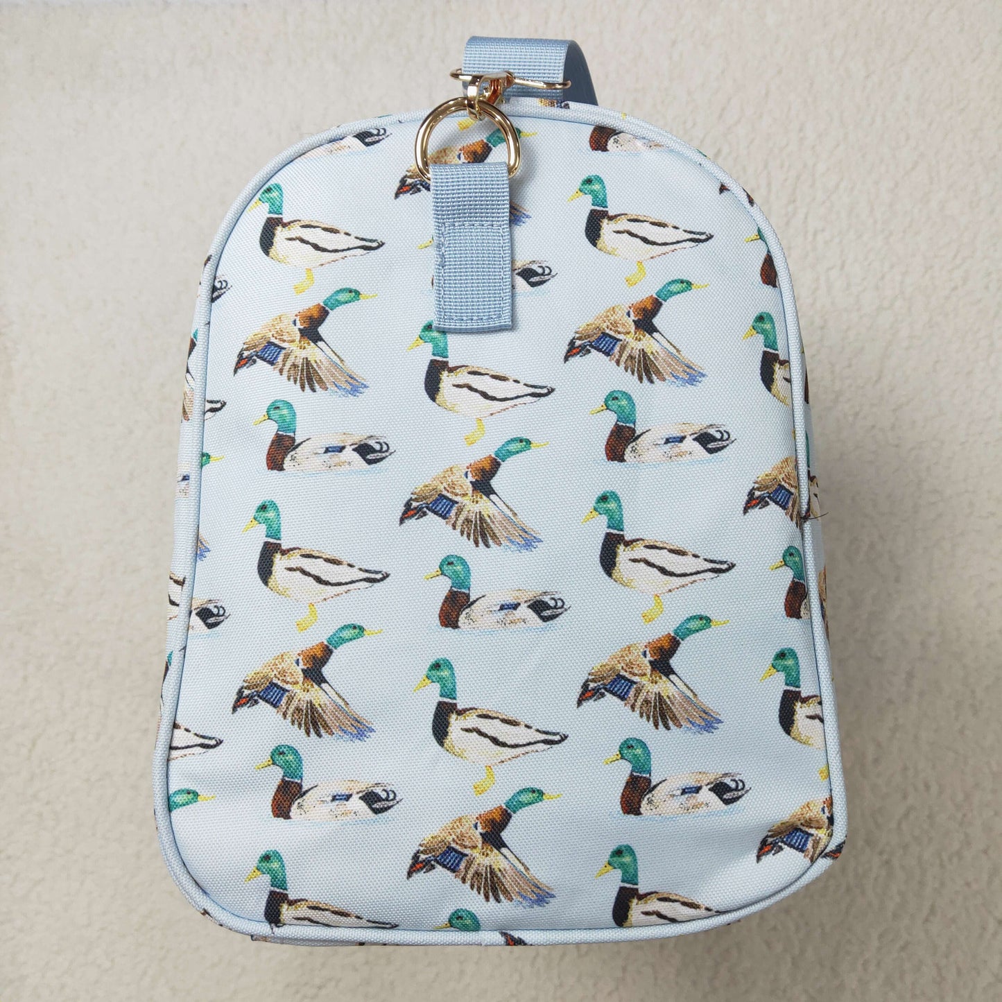 BA0275 Duck Blue Stripe Gym Bag