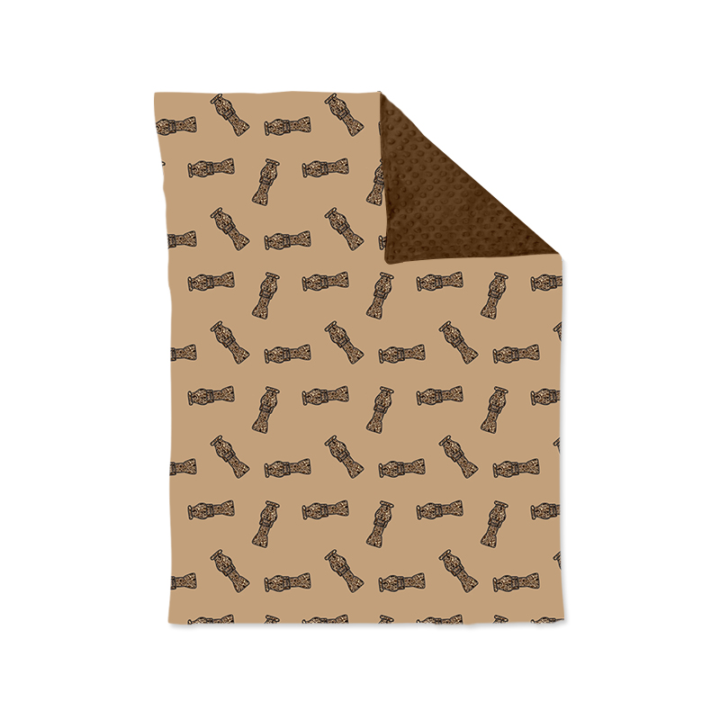 presale BL0165 Camouflage bottle brown baby blanket 2024 8.28