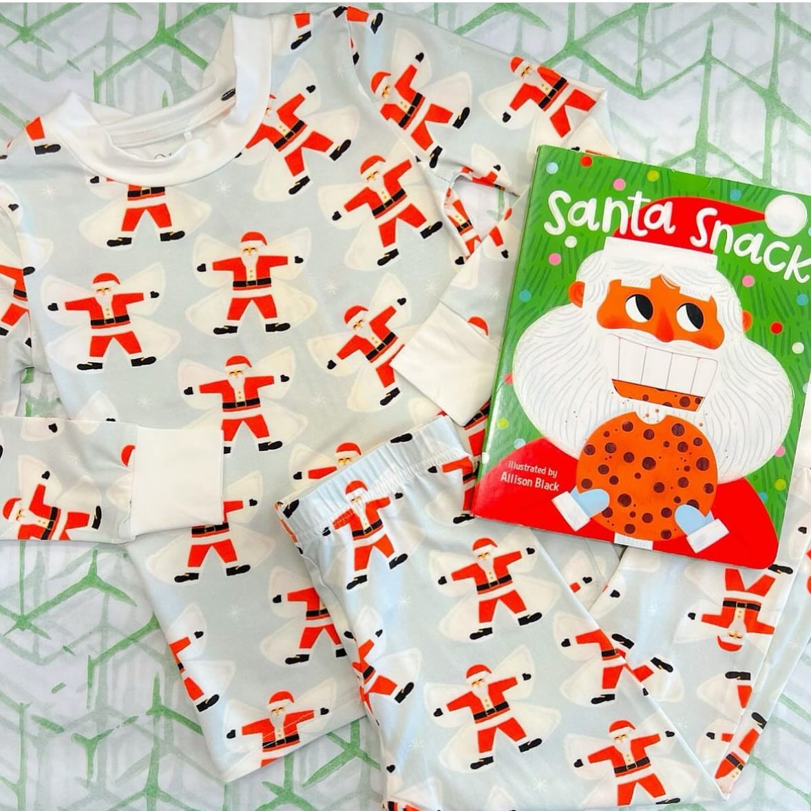 presale BLP0713 Santa Wings Blue Long Sleeve Long Pants Pajama Set 2024 7.17