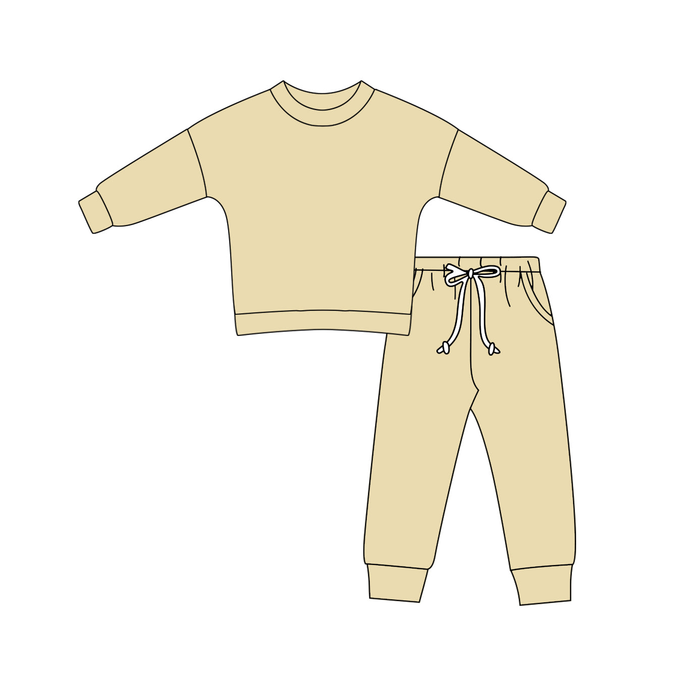 presale BLP1052 Solid beige long-sleeved trousers suit 2024 11.6