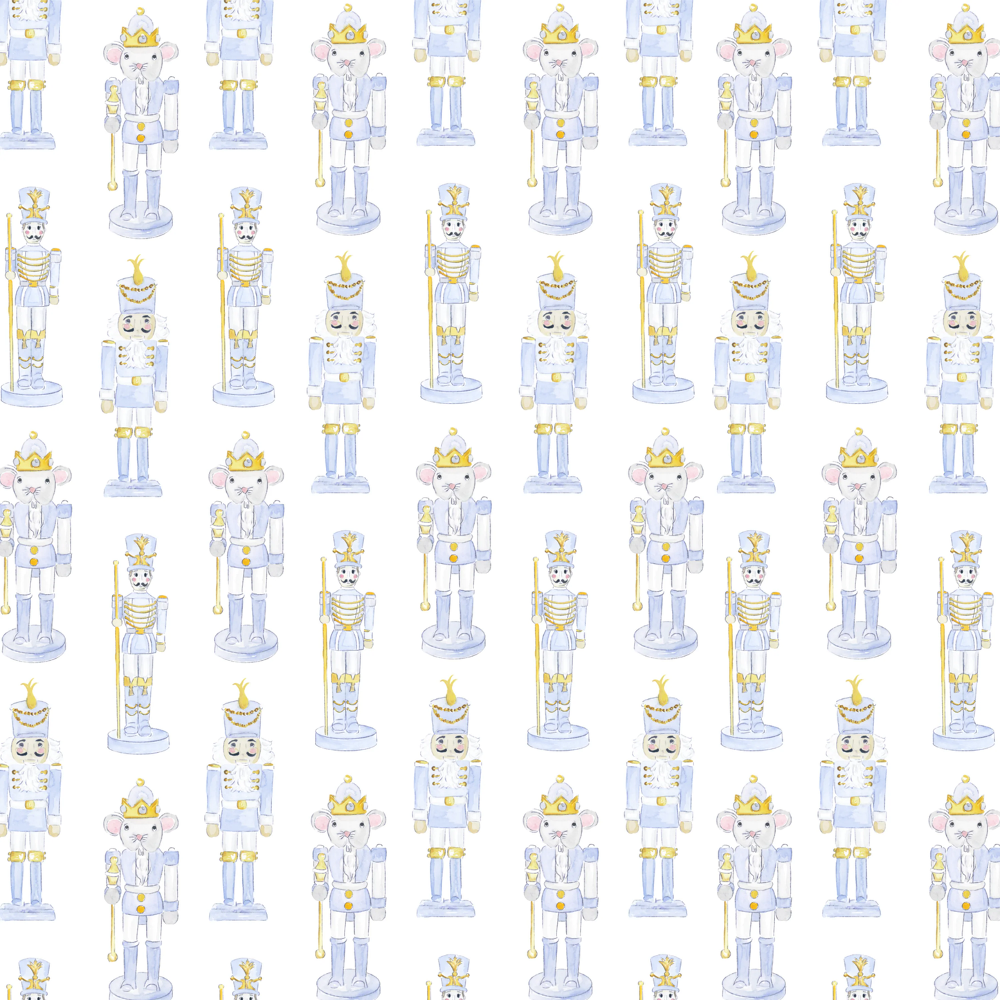 presale BLP1143 Cartoon Nutcracker blue and white long-sleeved trousers pajama set D 6.16