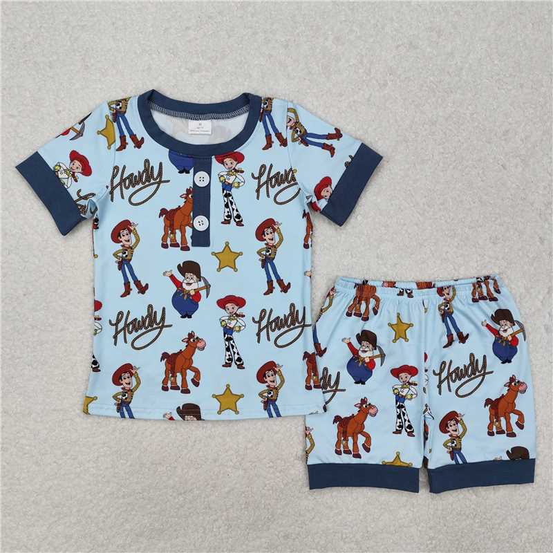 Match Baby Boys Toys Short Sleeve Shirt Shorts Pajamas D 3.3
