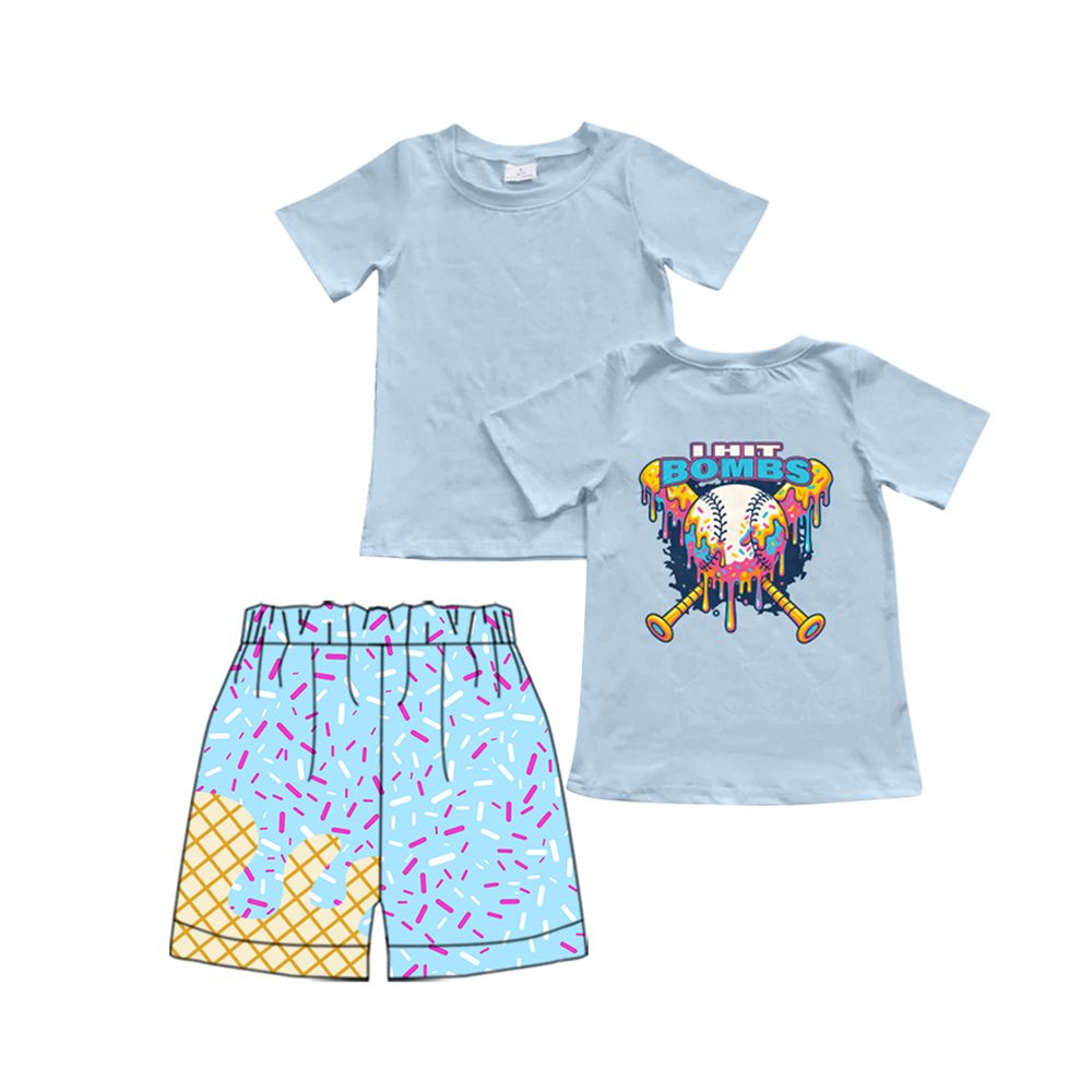 Pre order bombs ice cream shorts set
