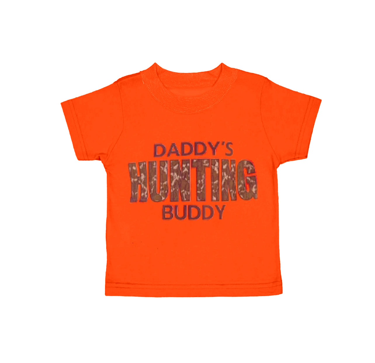 BSSO0922 daddy's hunting buddy orange short sleeve camouflage shorts suit BT0672+SS0201
