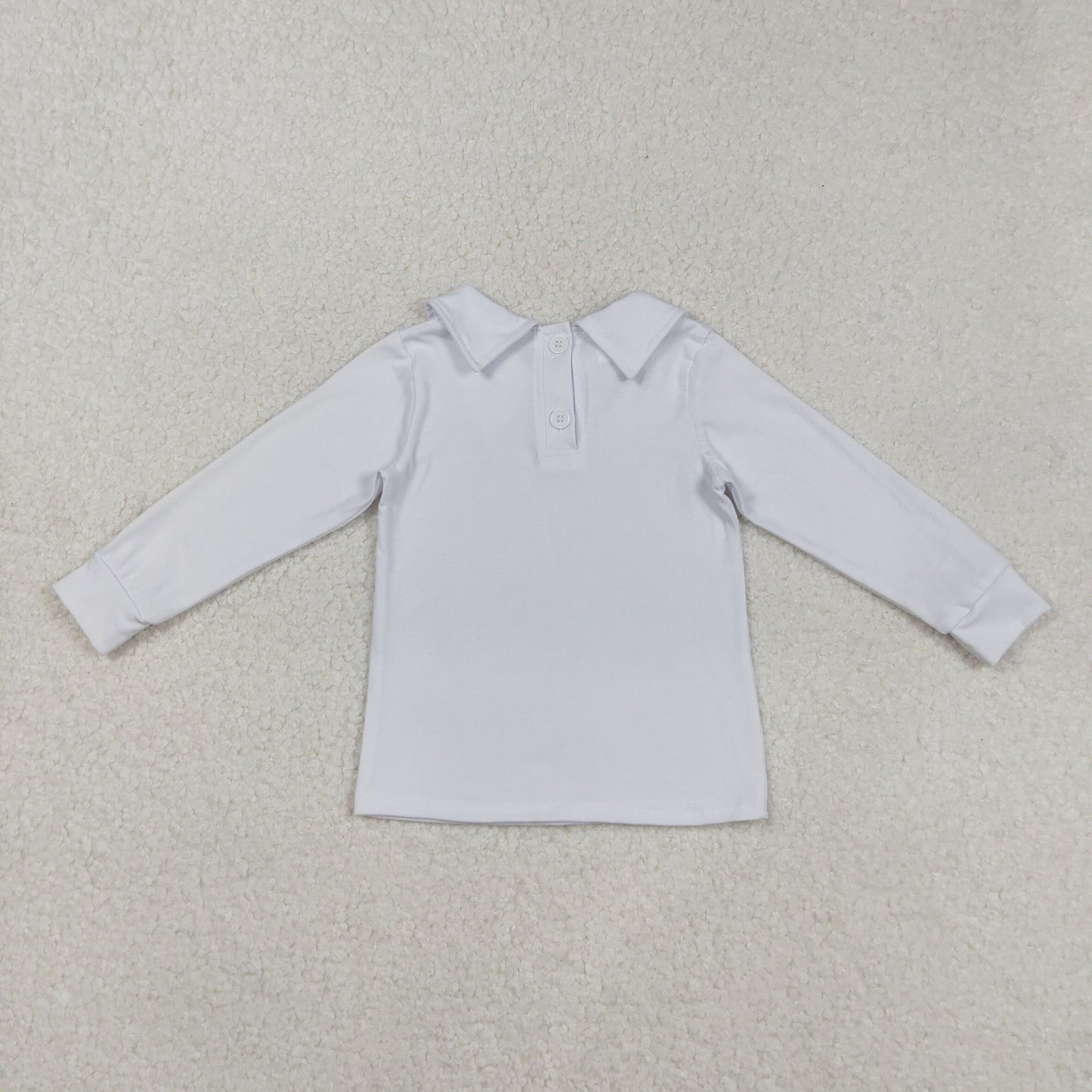 BT0820 Solid white square neck long sleeve top D 903
