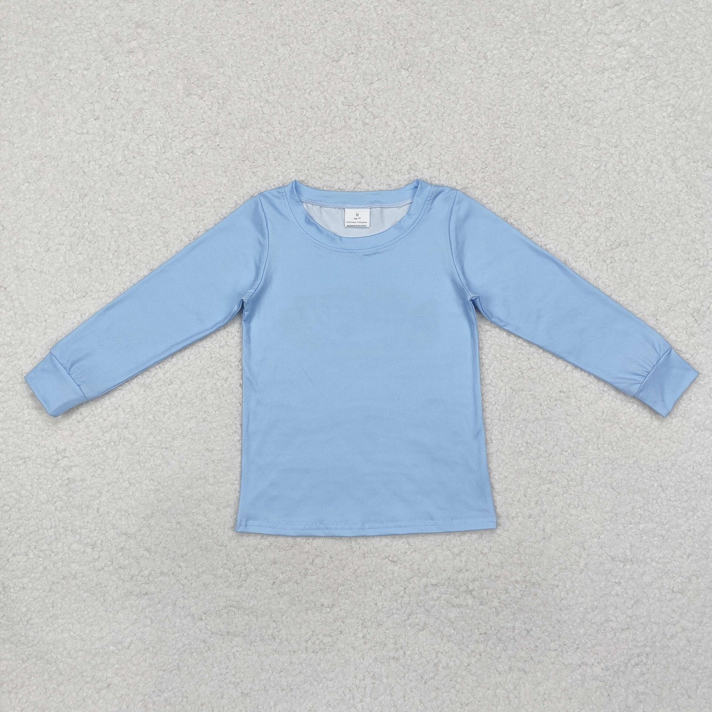 BT0952 Fish blue long-sleeved top