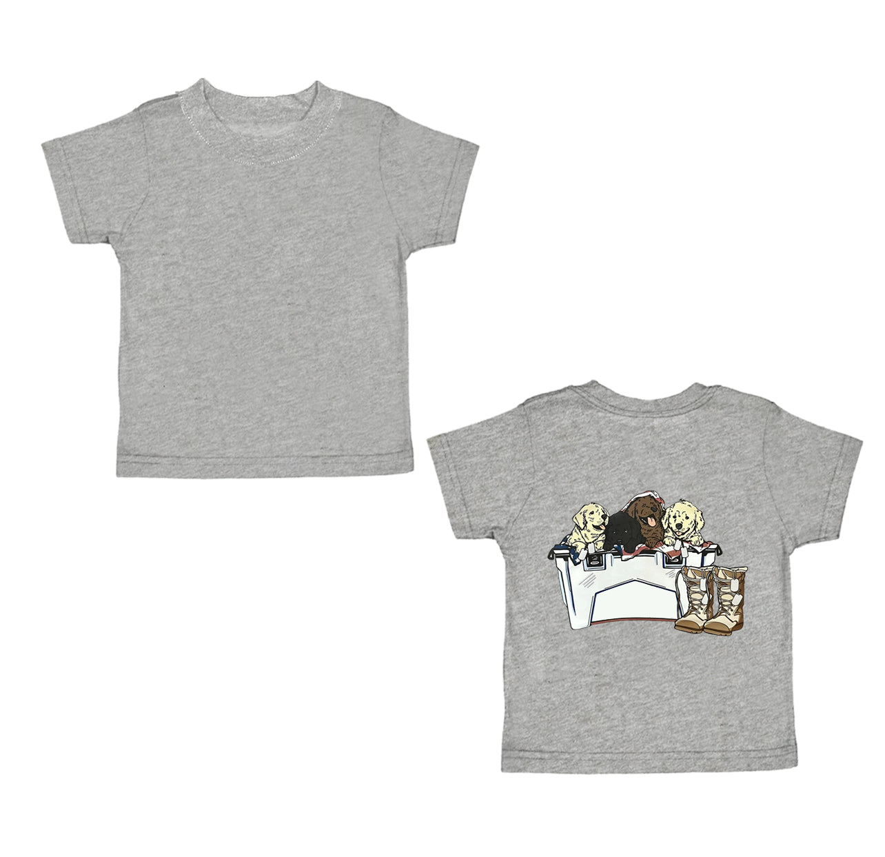 presale BT0965 Boots Puppy Tool Box Grey Short Sleeve Top 2024 9.20