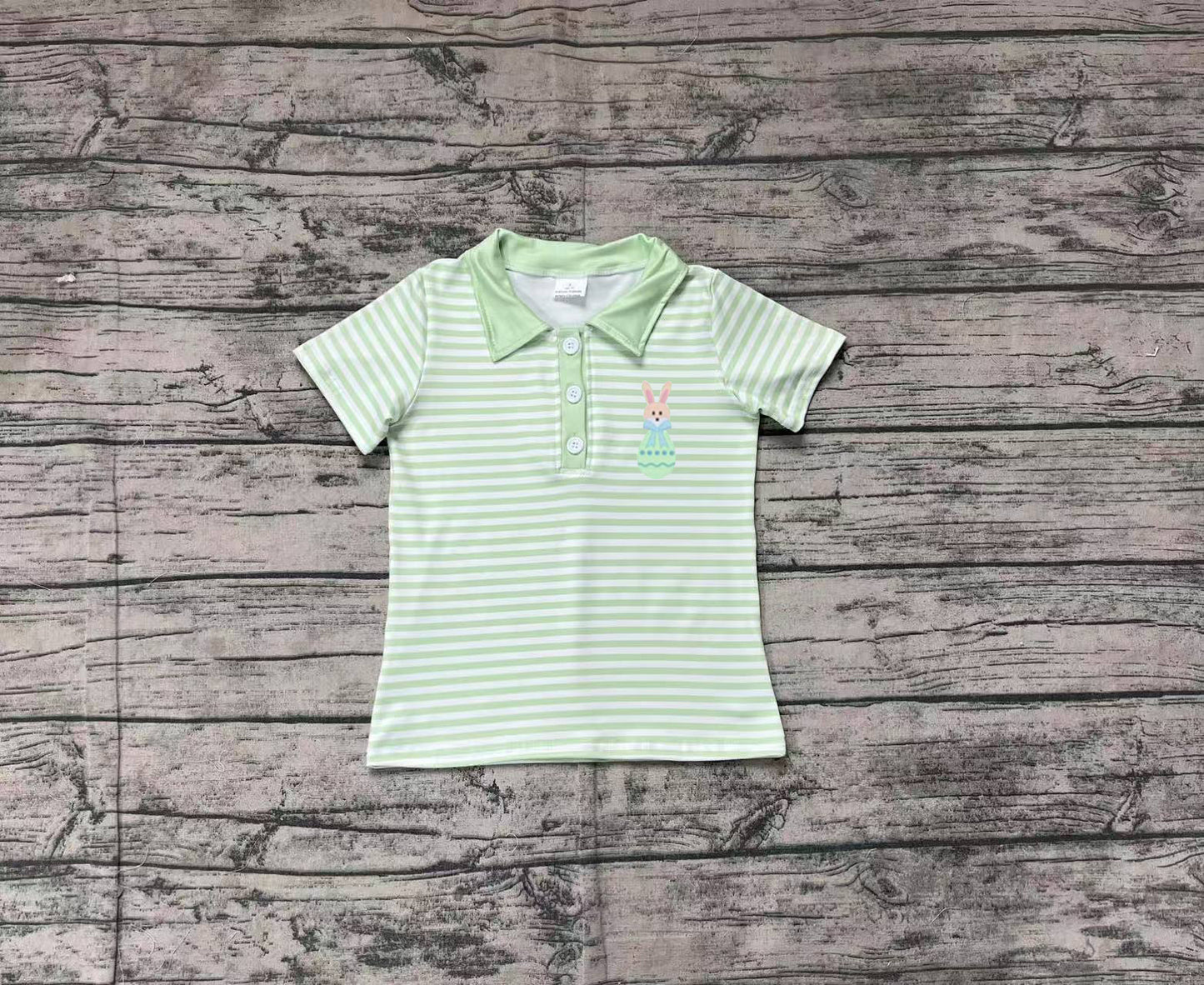 BT1046 Baby Boys Easter Rabbit Egg Short Sleeve Tee Shirts Tops D 3.14