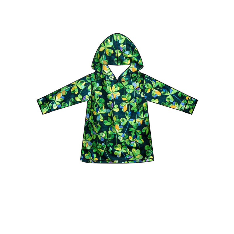 presale BT1100 Clover Green Hooded Long Sleeve Top 2024 11.16