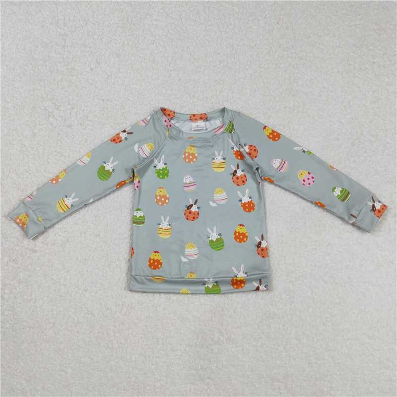 Match Baby Boys Girls Easter Green Rabbits Eggs Long Sleeve Hooded Ears Tops D 3.10