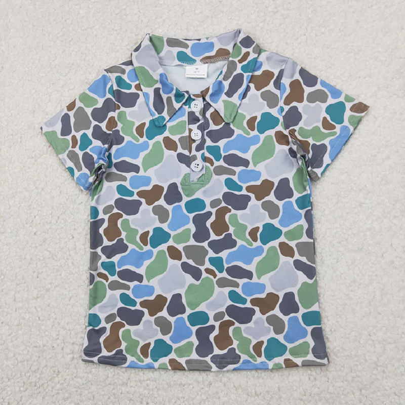 Match Baby Boys Short Sleeves Camo Polo Shirts Tops D 814 11