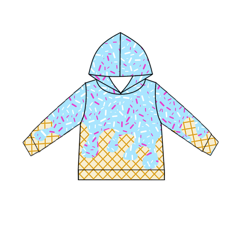 BT1270 Baby Boys Blue Team Long Sleeves Hoodies Top D 6.24