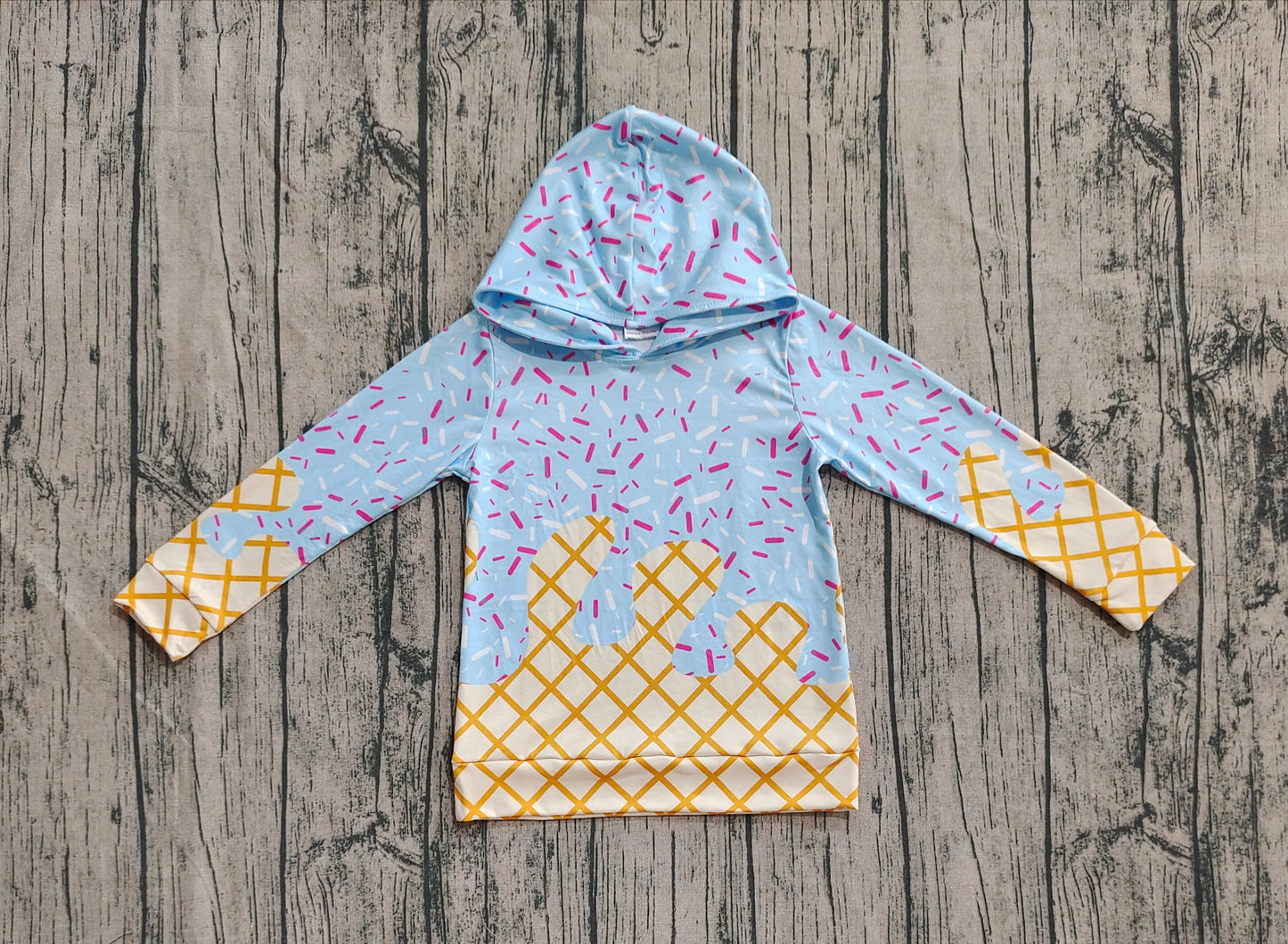 BT1270 Baby Boys Blue Team Long Sleeves Hoodies Top D 6.24