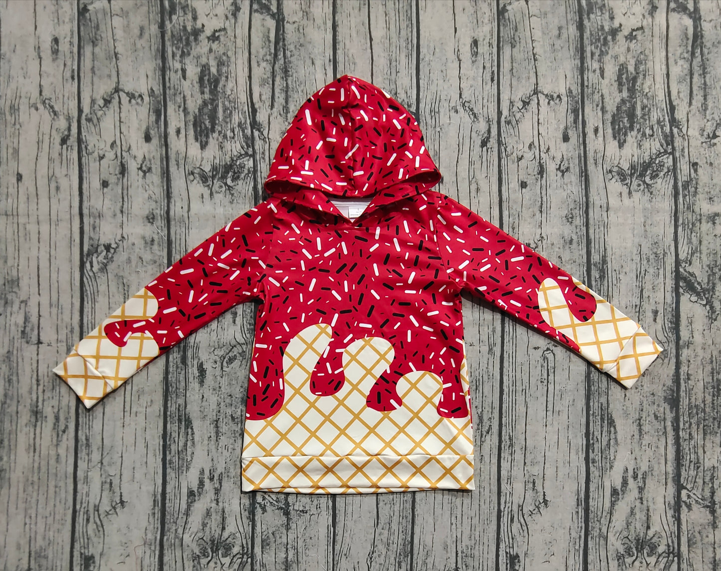 BT1272 Baby Boys Orange Long Sleeves Team Hoodies Top D 7.14