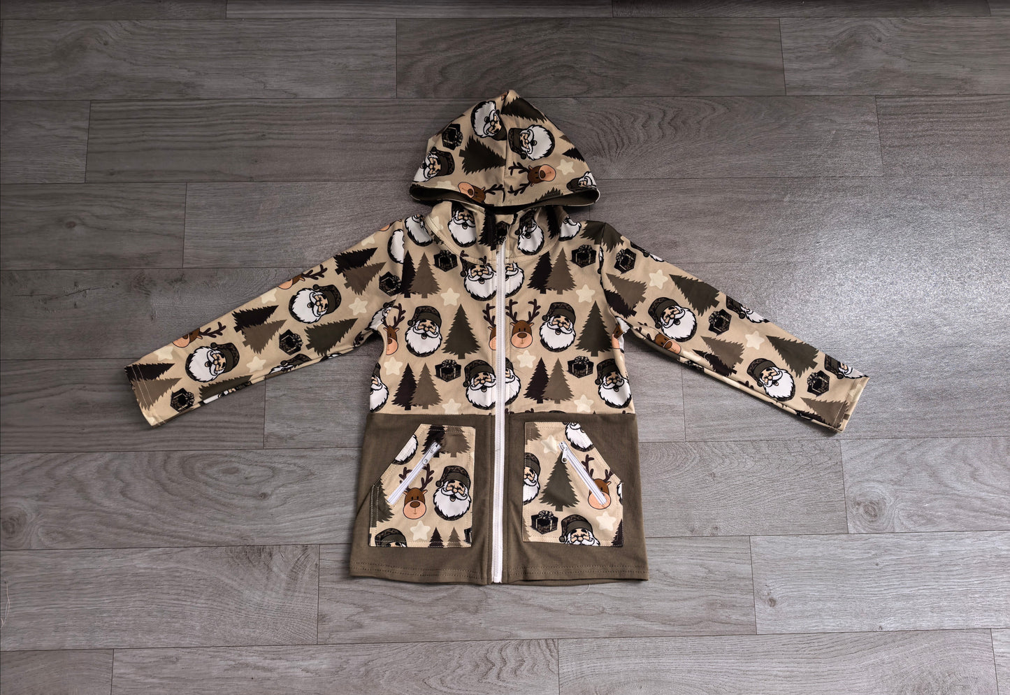 pre order santa trees jacket for boy