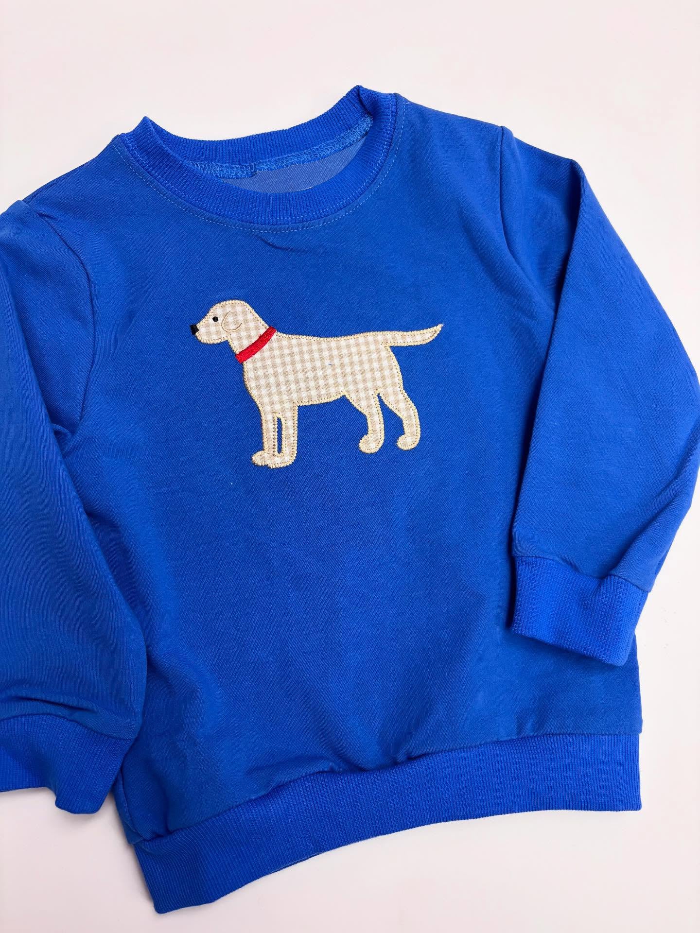 BT1333 Baby Boys Hot Blue Long Sleeves Dogs Tee Shirts Top D 904